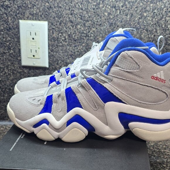 Adidas CRAZY 8 Dodger Blue And Grey Size 10.5M Through 11.5M - Picture 8 of 9